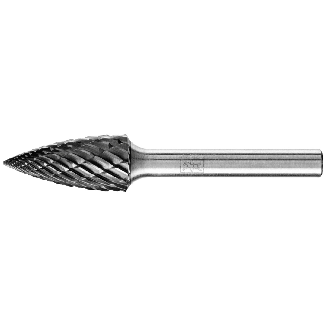 PFERD TOOLS Hartmetall Hochleistungsfrässtift ALLROUND Spitzbogen SPG Ø 12x25mm Schaft-Ø 6mm HICOAT universal
