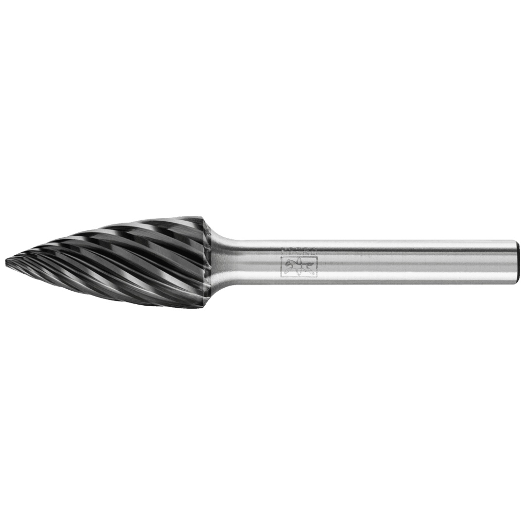 PFERD TOOLS Hartmetall Hochleistungsfrässtift INOX Spitzbogen SPG Ø 12x25 mm Schaft-Ø 6 mm HICOAT Edelstahl