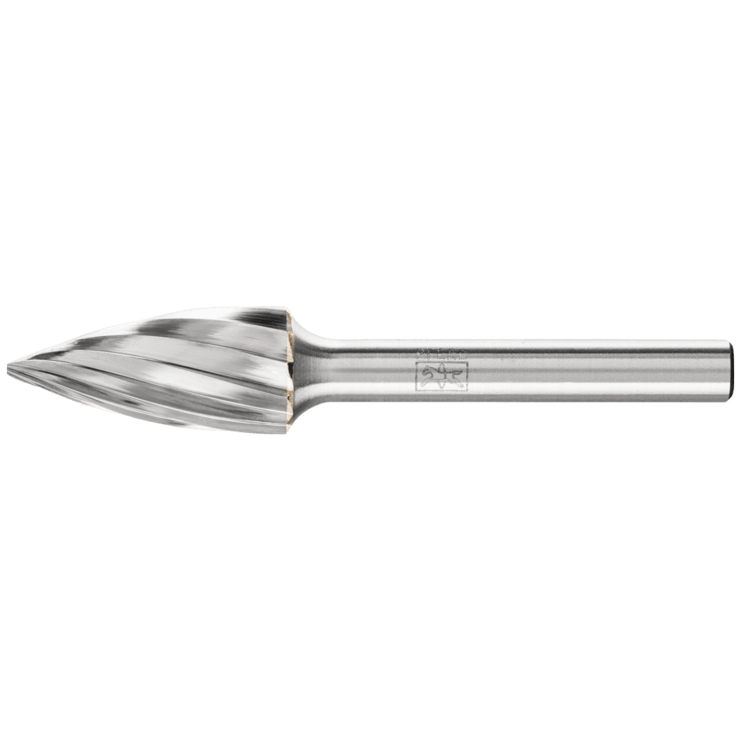 PFERD TOOLS Hartmetall Frässtift Spitzbogen SPG Ø 12x25 mm Schaft-Ø 6 mm Z1 universal grob
