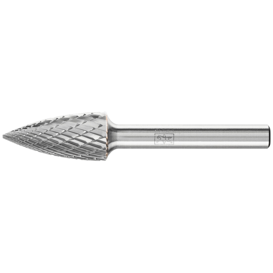 PFERD TOOLS Hartmetall Frässtift Spitzbogen SPG Ø 12x25 mm Schaft-Ø 6 mm Z3P universal mittel kreuzverzahnt