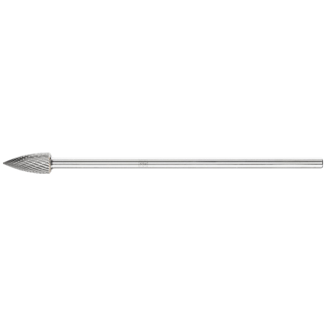 PFERD TOOLS Hartmetall Frässtift Spitzbogen SPG Ø 12x25 mm Schaft-Ø 6x150mm Z3P universal mittel kreuzv.