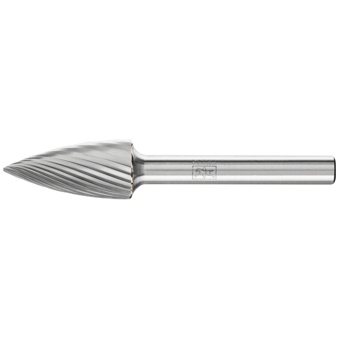 PFERD TOOLS Hartmetall Frässtift Spitzbogen SPG Ø 12x25 mm Schaft-Ø 6 mm Z3 universal mittel