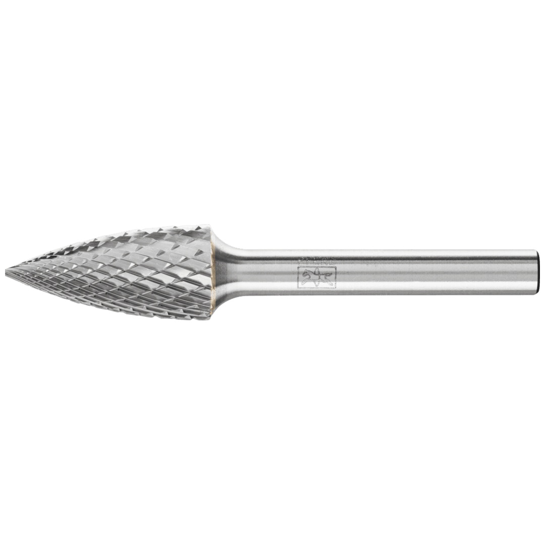 PFERD TOOLS Hartmetall Frässtift Spitzbogen SPG Ø 12x25 mm Schaft-Ø 6 mm Z4 universal mittel fein