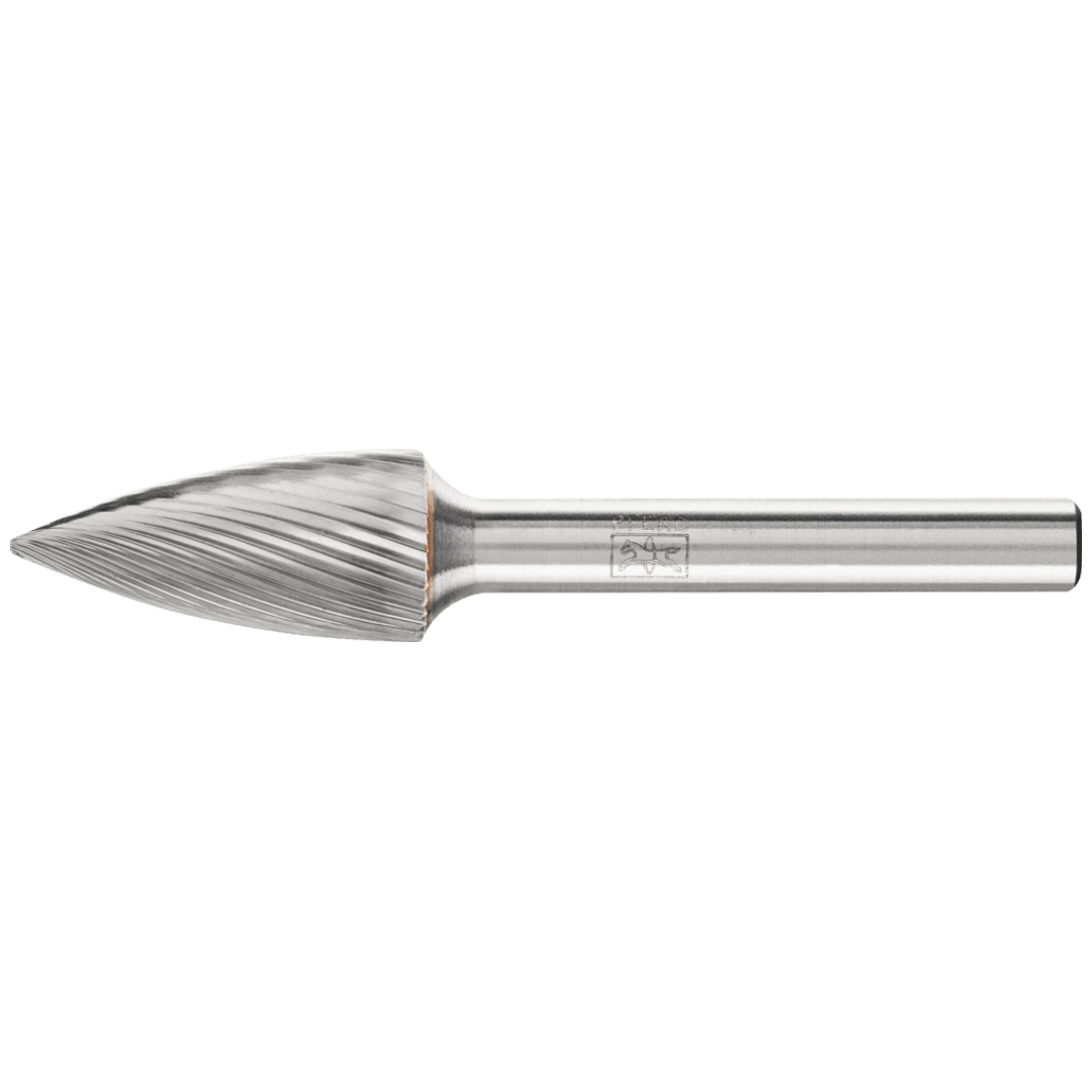 PFERD TOOLS Hartmetall Frässtift Spitzbogen SPG Ø 12x25 mm Schaft-Ø 6 mm Z5 universal fein