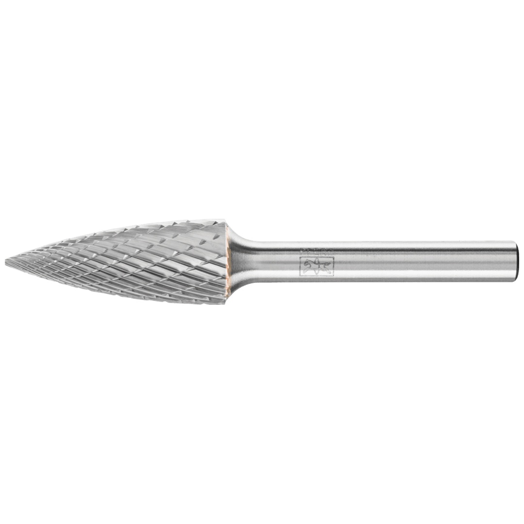 PFERD TOOLS Hartmetall Frässtift Spitzbogen SPG Ø 12x30mm Schaft-Ø 6 mm Z3P universal mittel kreuzverzahnt
