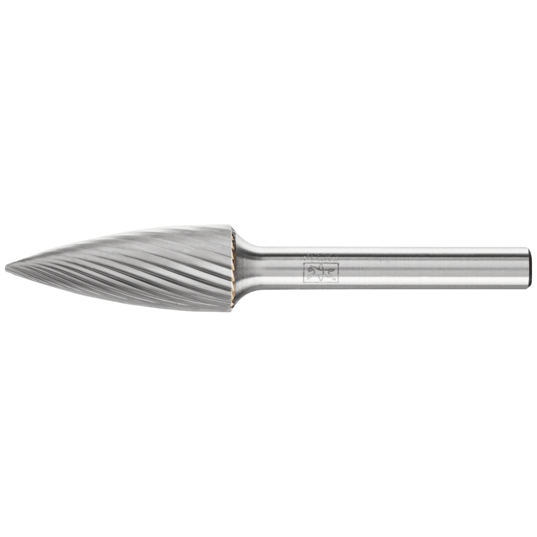 PFERD TOOLS Hartmetall Frässtift Spitzbogen SPG Ø 12x30mm Schaft-Ø 6 mm Z3 universal mittel