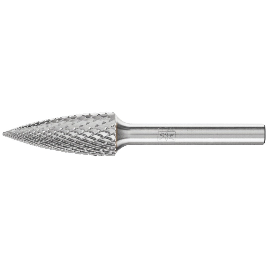 PFERD TOOLS Hartmetall Frässtift Spitzbogen SPG Ø 12x30mm Schaft-Ø 6 mm Z4 universal mittel fein