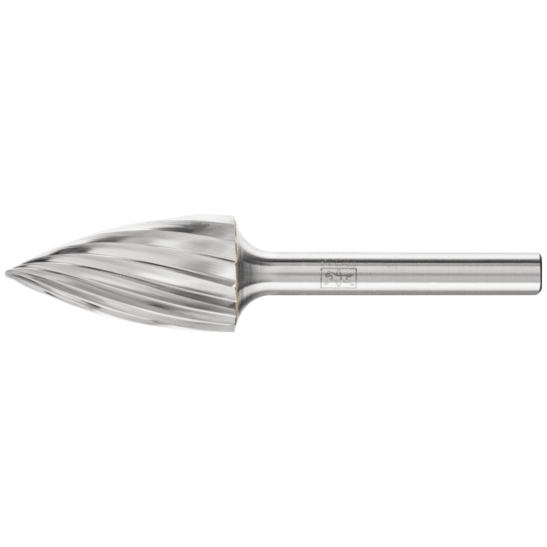 PFERD TOOLS Hartmetall Frässtift Spitzbogen SPG Ø 16x30mm Schaft-Ø 6 mm Z1 universal grob
