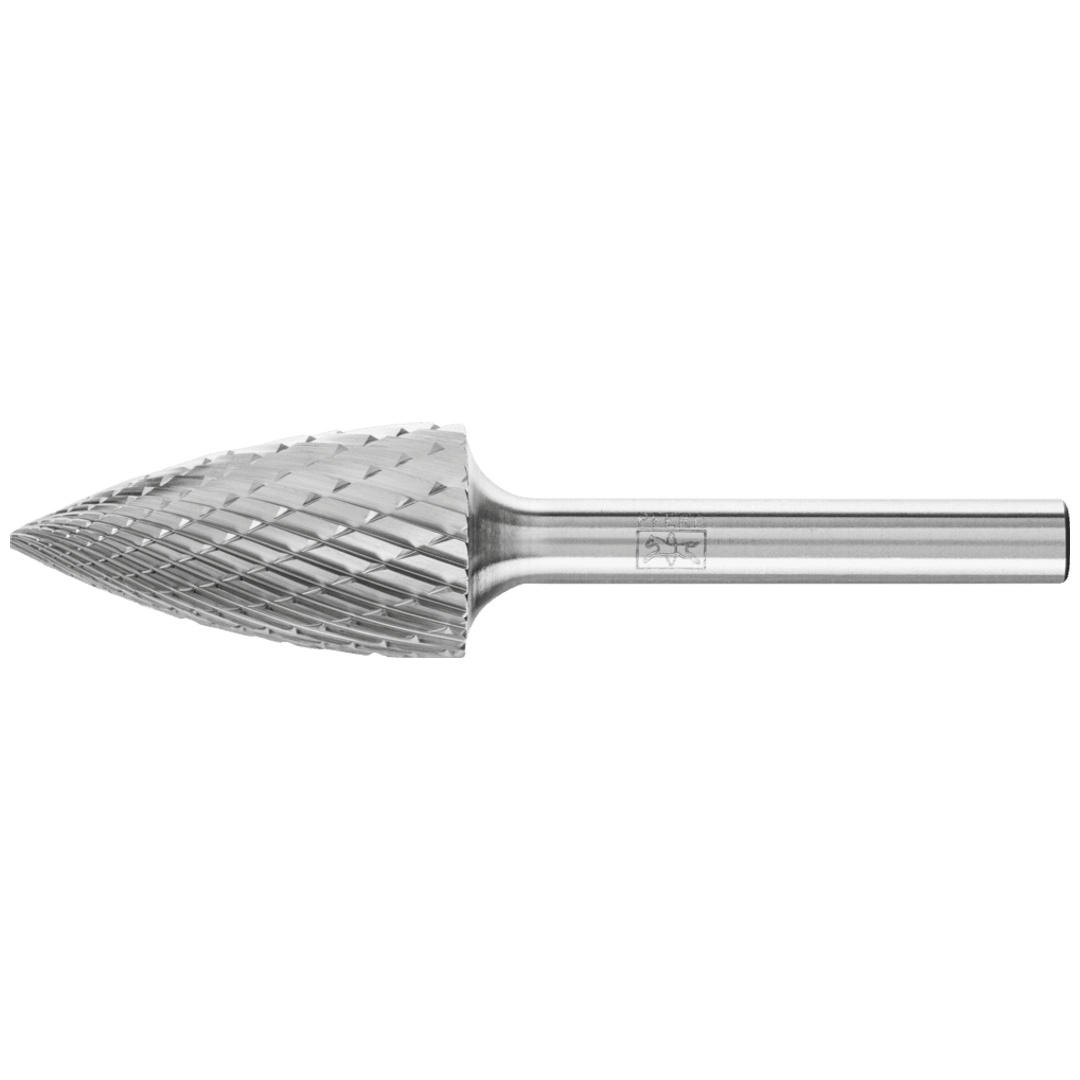 PFERD TOOLS Hartmetall Frässtift Spitzbogen SPG Ø 16x30mm Schaft-Ø 6 mm Z3P universal mittel kreuzverzahnt