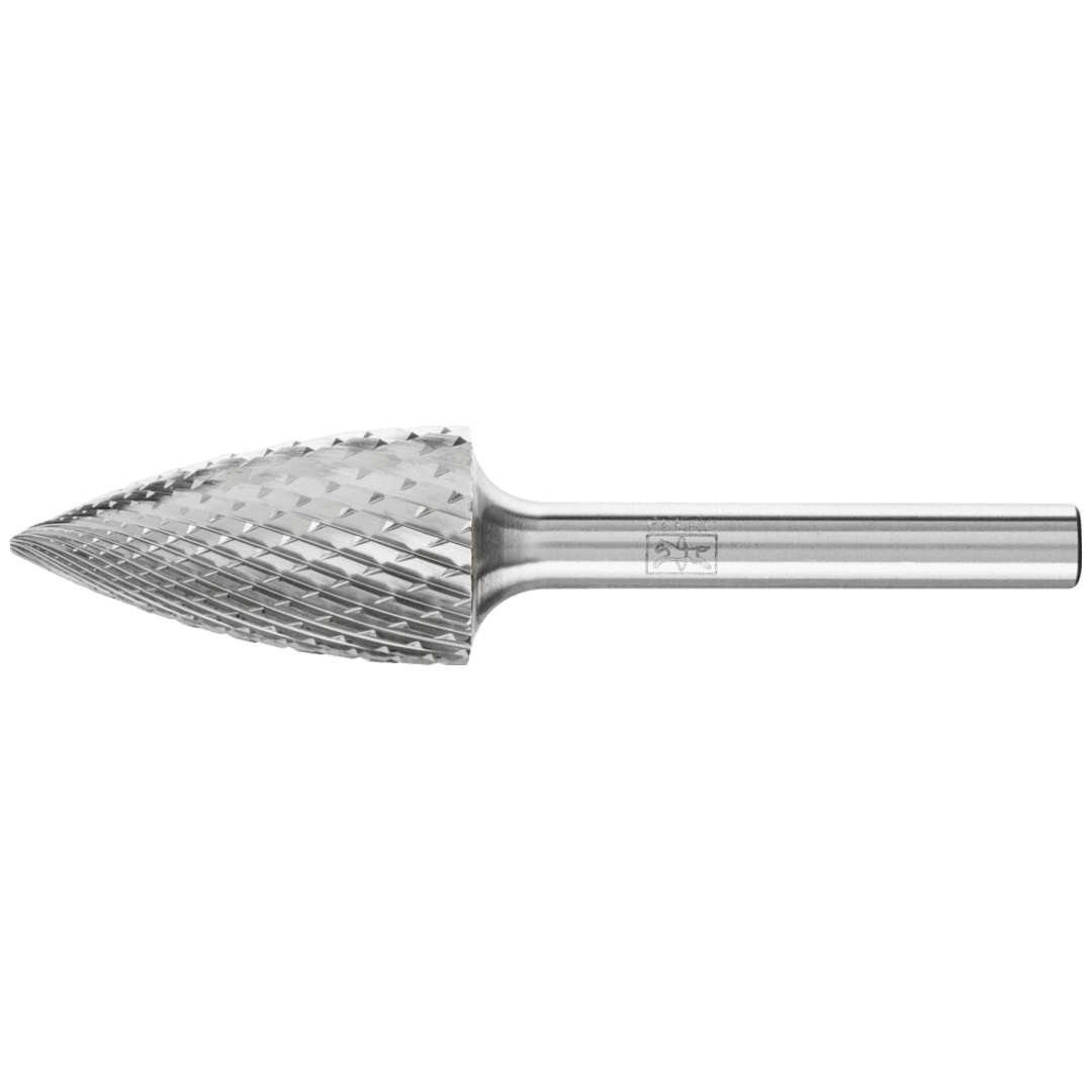 PFERD TOOLS Hartmetall Frässtift Spitzbogen SPG Ø 16x30mm Schaft-Ø 6 mm Z4 universal mittel fein