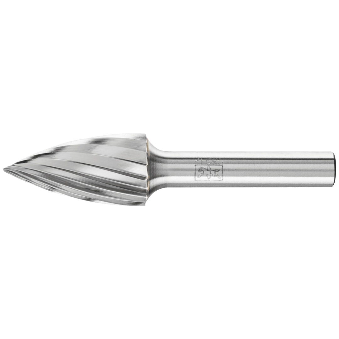 PFERD TOOLS Hartmetall Frässtift Spitzbogen SPG Ø 16x30mm Schaft-Ø 8 mm Z1 universal grob