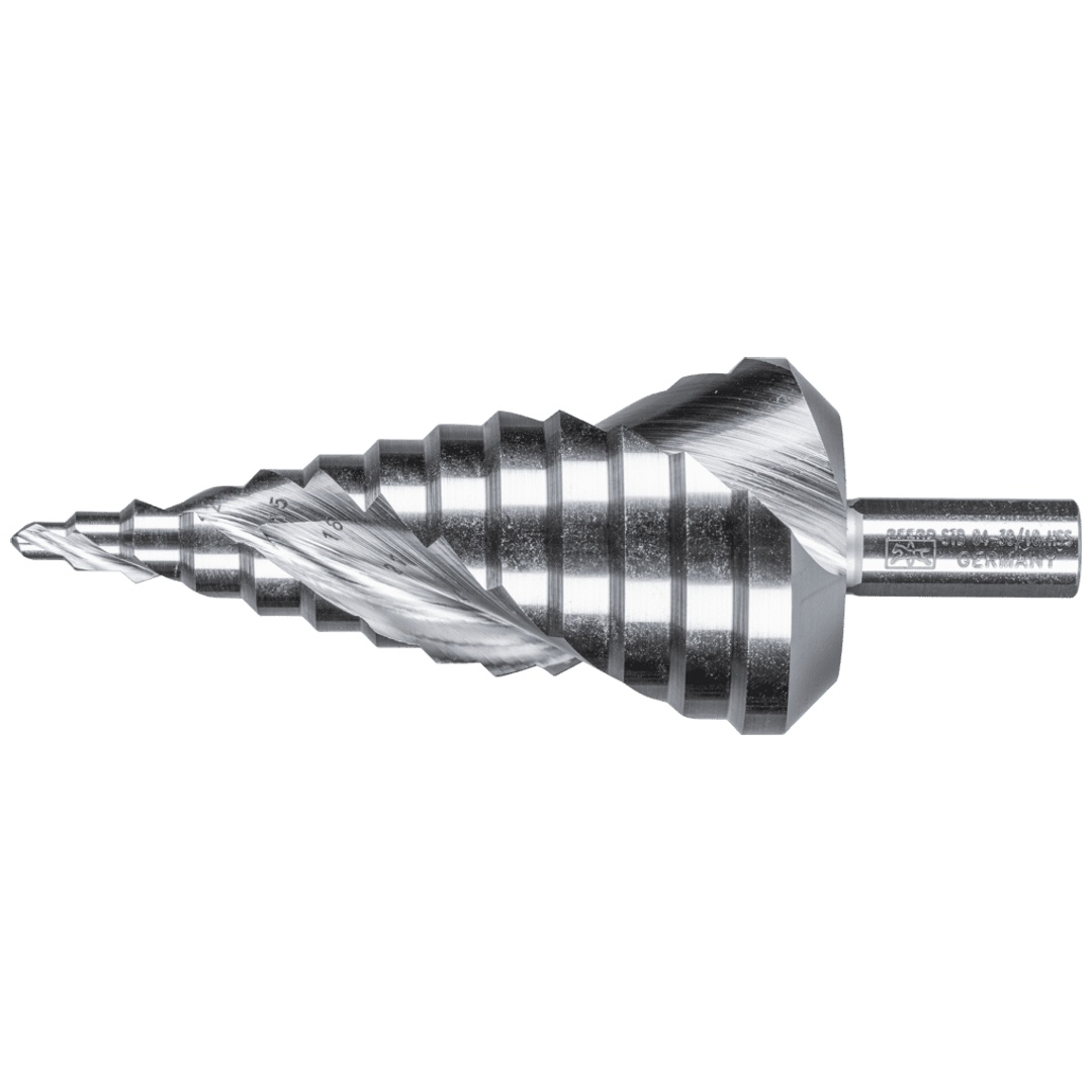 PFERD TOOLS Stufenbohrer HSS 13 Bohrstufen Ø 4-39 mm 3-Flächenschaft-Ø 10mm