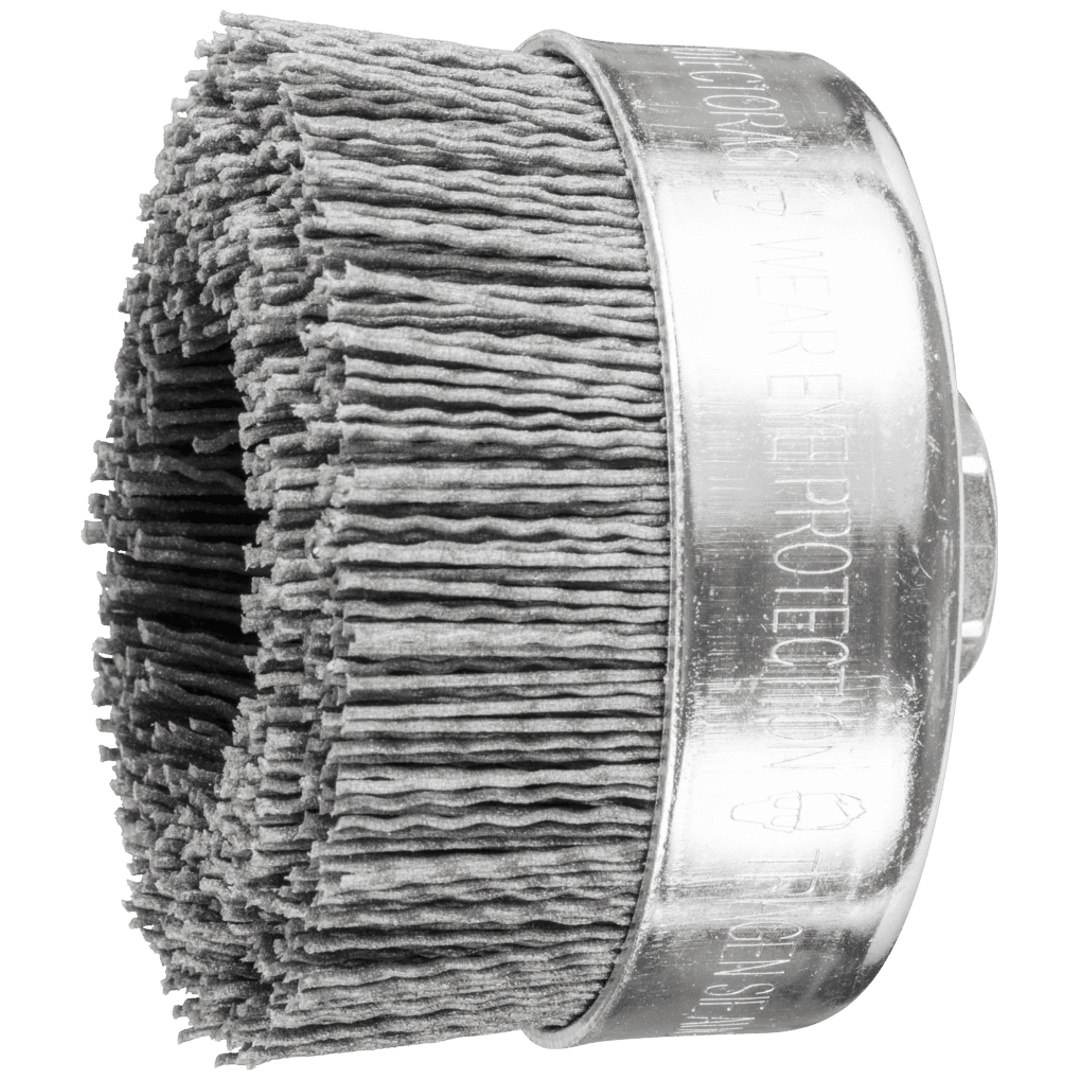 PFERD TOOLS Topfbürste ungezopft TBU Ø100mm M14 SiC-Filament-Ø0,90 Korn 120 Winkelschleifer