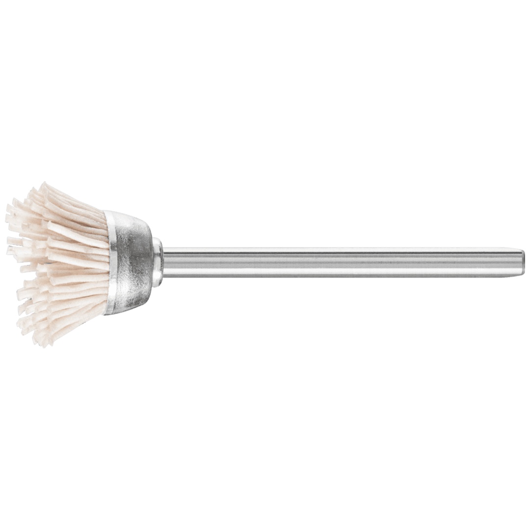 PFERD TOOLS Miniatur- Topfbürste TBU Ø 18 mm Schaft-Ø 3 mm Aluminium-Oxid-Filament-Ø 0,50mm Korn 320