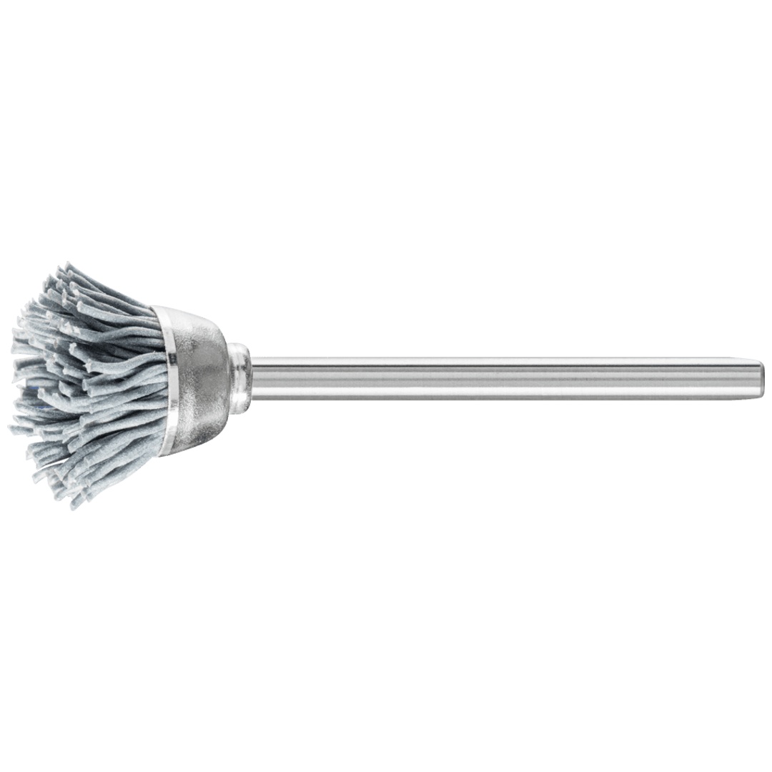 PFERD TOOLS Miniatur- Topfbürste TBU Ø 18 mm Schaft-Ø 3 mm SiC-Filament-Ø 0,55 mm Korn 320
