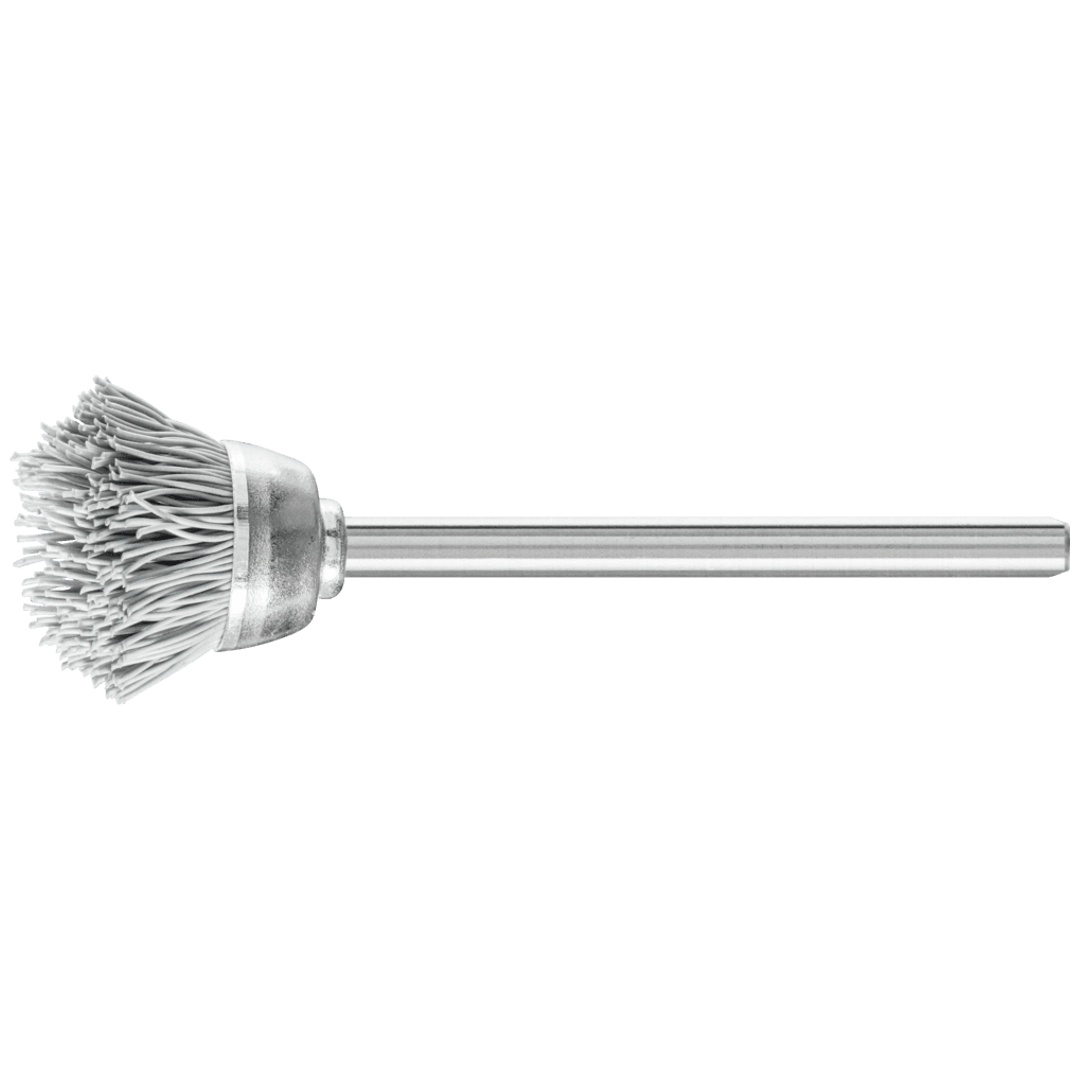 PFERD TOOLS Miniatur- Topfbürste TBU Ø18 mm Schaft-Ø3 mm SiC-Filament-Ø0,25 Korn 800