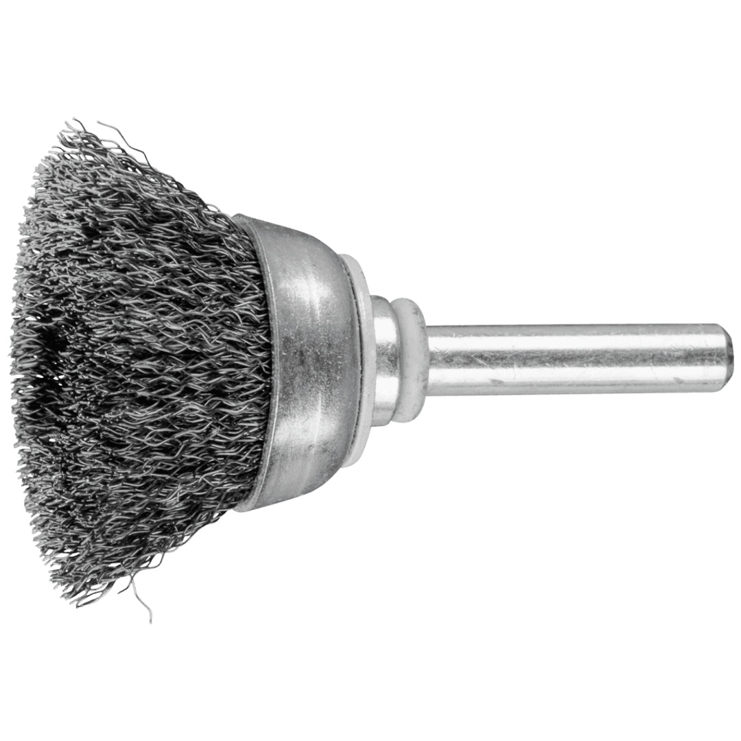 PFERD TOOLS Topfbürste ungezopft TBU Ø30mm Schaft-Ø6 mm Stahl-Draht-Ø0,20