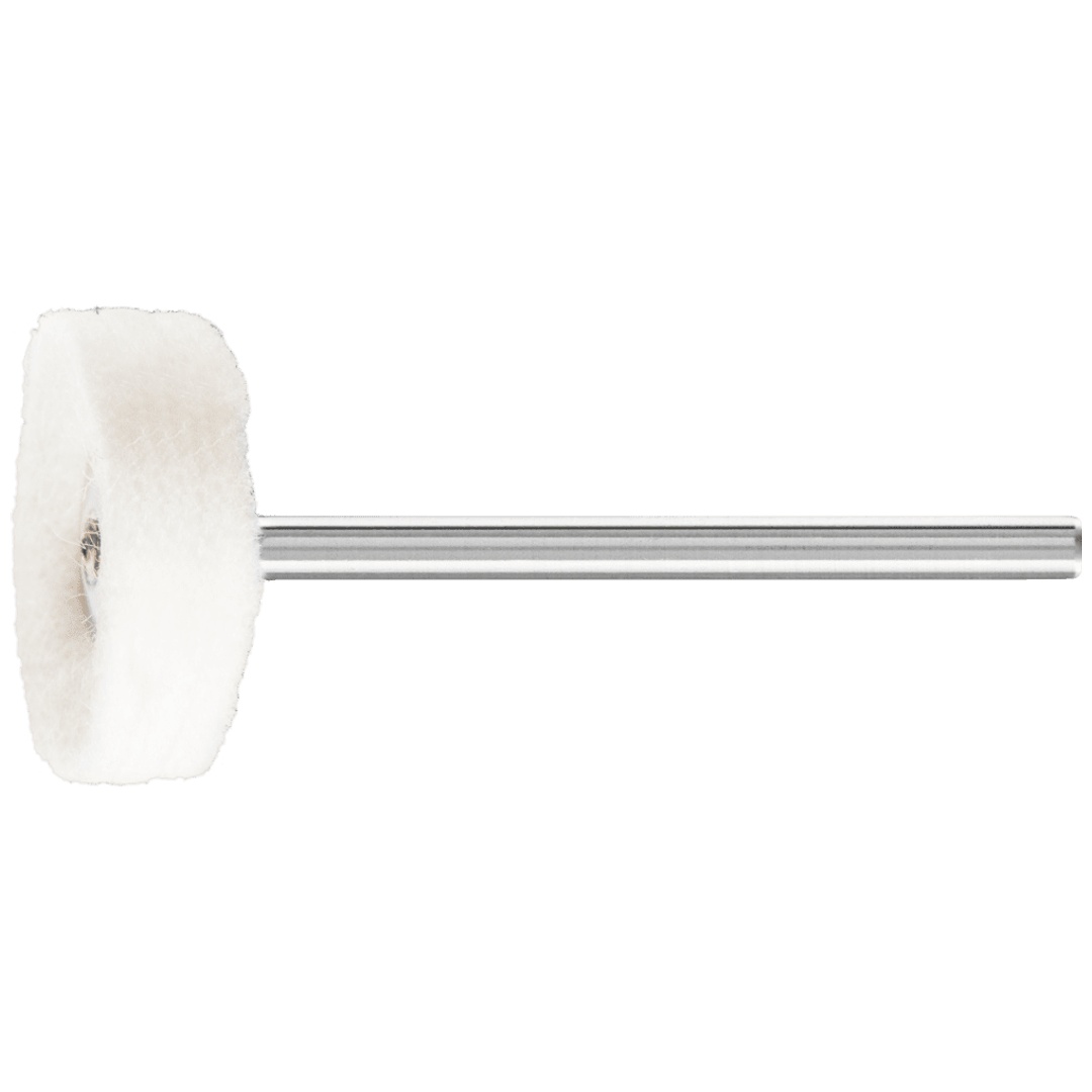 PFERD TOOLS Tuchring TR Flanell Ø 22x10mm Schaft-Ø 3 mm für Spiegelpolitur und Abglänzen mit Polierpaste