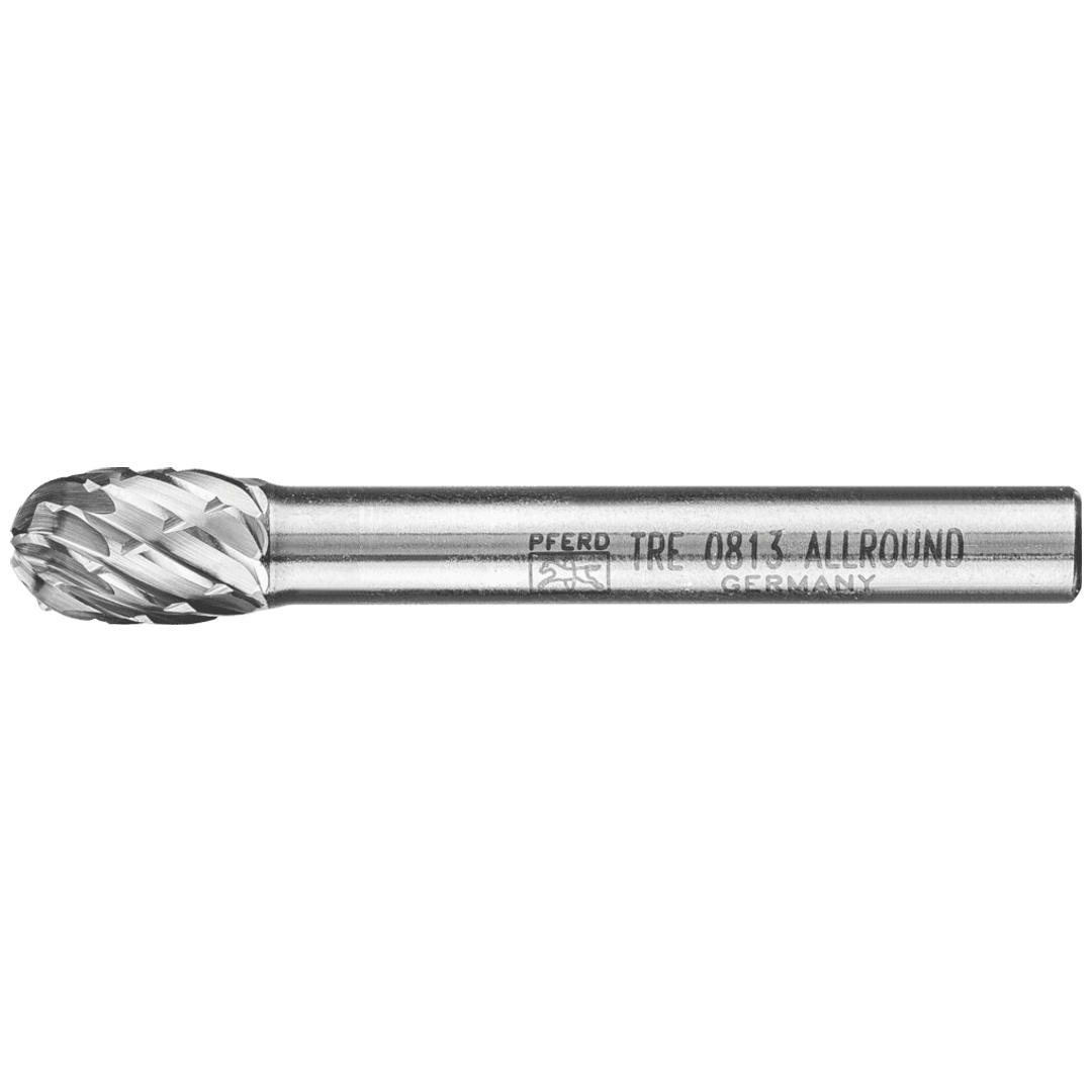 PFERD TOOLS Hartmetall Hochleistungsfrässtift ALLROUND Tropfen TRE Ø 08x13 mm Schaft-Ø 6 mm universal grob