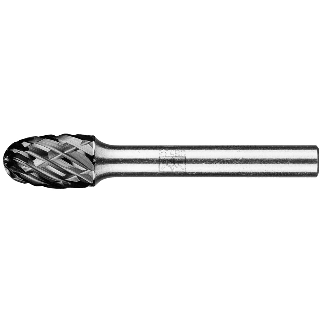 PFERD TOOLS Hartmetall Hochleistungsfrässtift STEEL Tropfen TRE Ø 10x16 mm Schaft-Ø 6 mm HICOAT für Stahl