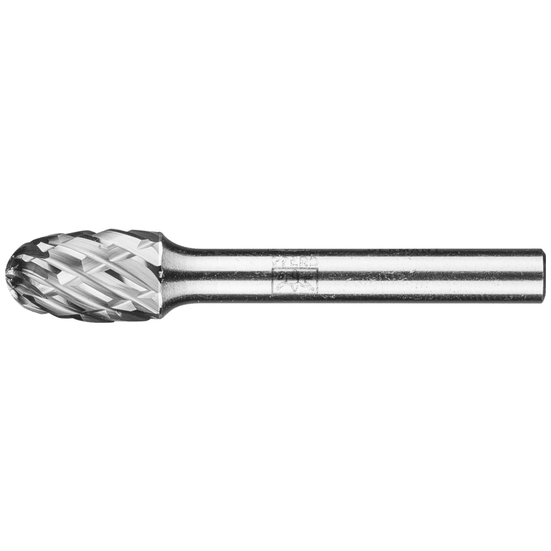 PFERD TOOLS Hartmetall Hochleistungsfrässtift STEEL Tropfen TRE Ø 10x16 mm Schaft-Ø 6 mm für Stahl