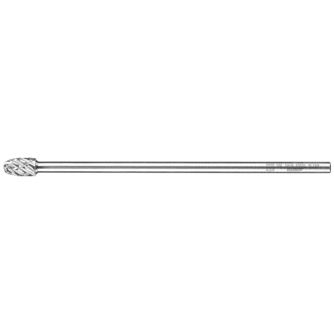 PFERD TOOLS Hartmetall Hochleistungsfrässtift STEEL Tropfen TRE Ø 10x16 mm Schaft-Ø 6x150mm für Stahl