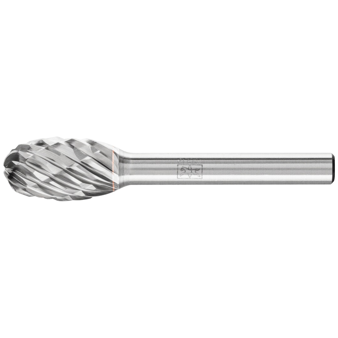 PFERD TOOLS Hartmetall Hochleistungsfrässtift CAST Tropfen TRE Ø 12x20mm Schaft-Ø 6 mm für Gußeisen
