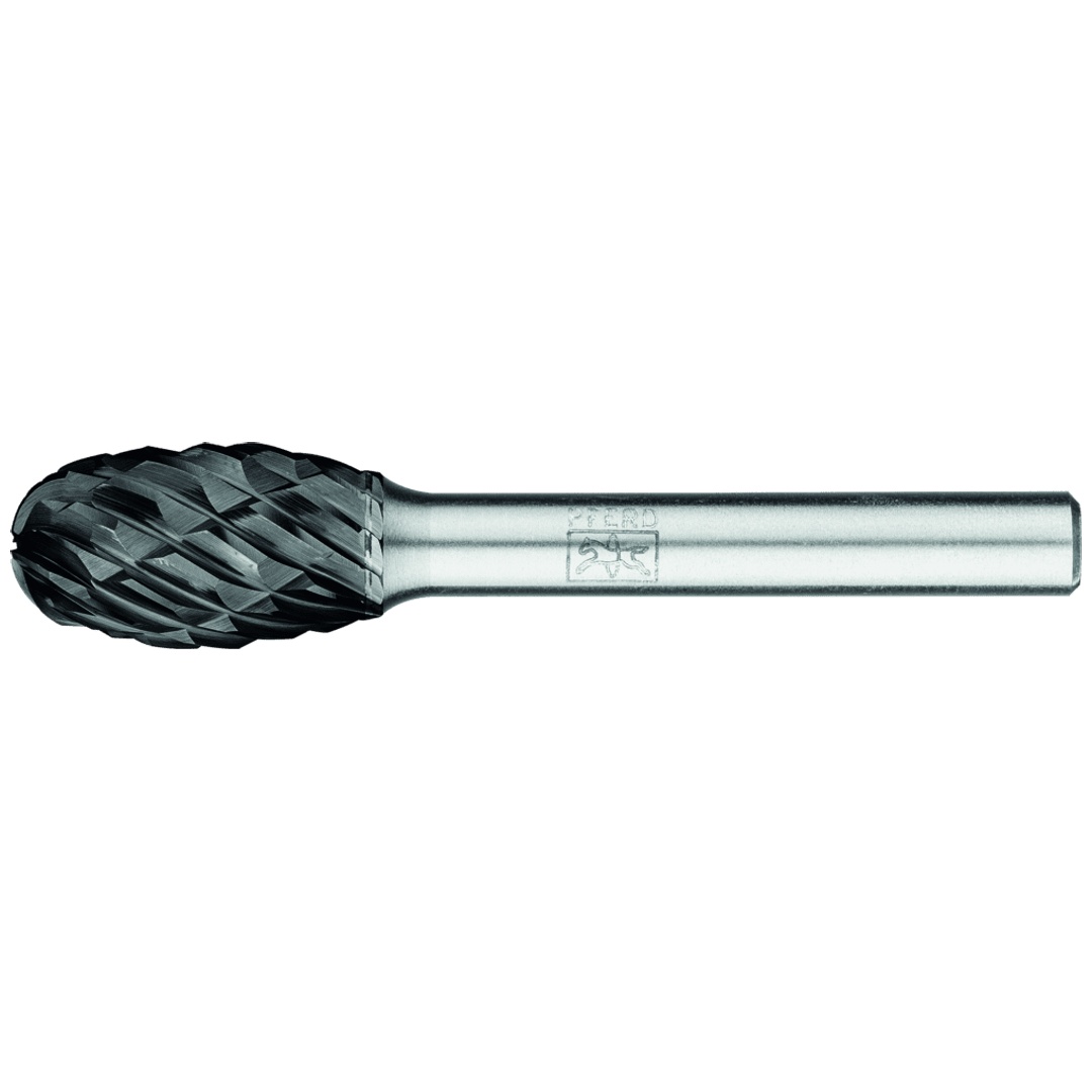 PFERD TOOLS Hartmetall Hochleistungsfrässtift STEEL Tropfen TRE Ø 12x20mm Schaft-Ø 6 mm HICOAT für Stahl