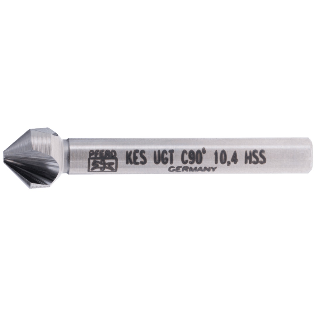 PFERD TOOLS HSS Kegel-und Entgratsenker UGT 90° Ø 10,4 mm Schaft-Ø 6 mm DIN 335 C mit Ungleichteilung