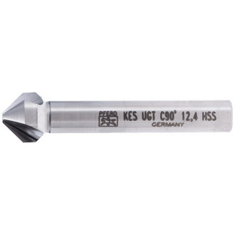 PFERD HSS Kegel-und Entgratsenker UGT 90° Ø 12,4 mm Schaft-Ø 8 mm DIN 335 C mit Ungleichteilung