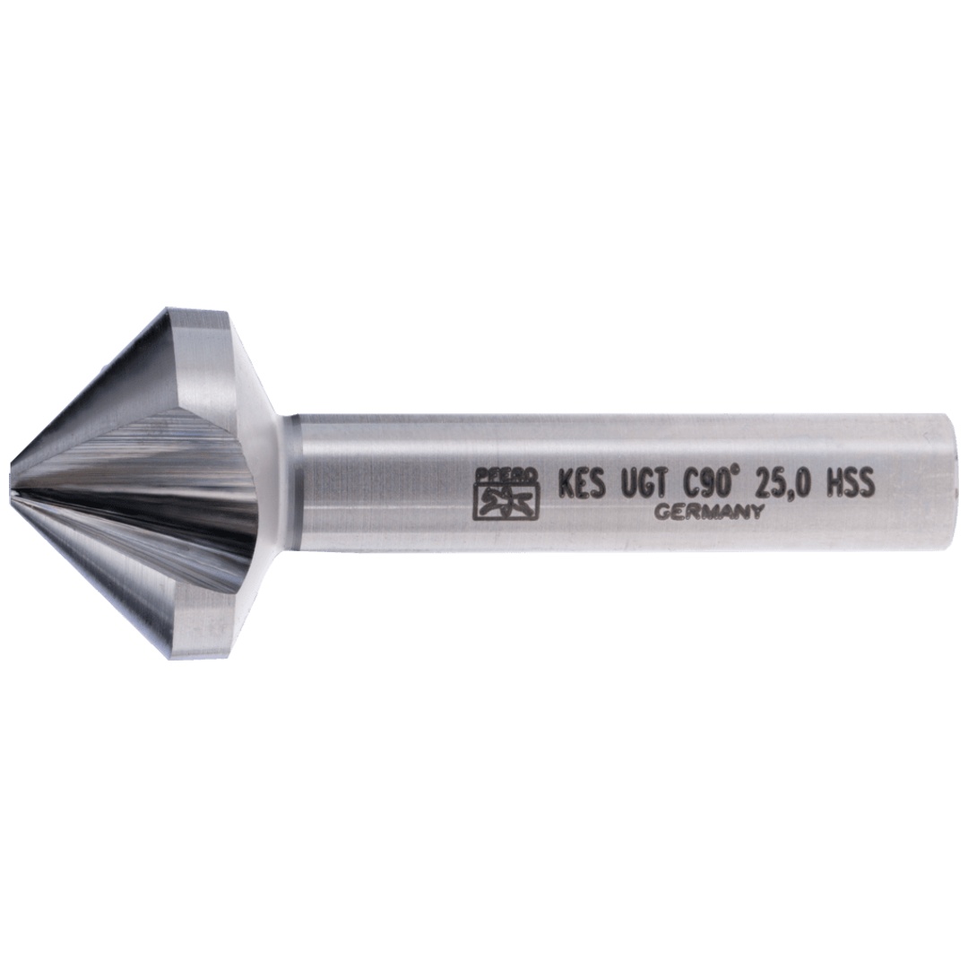 PFERD TOOLS HSS Kegel-und Entgratsenker UGT 90° Ø 25 mm Schaft-Ø 10 mm DIN 335 C mit Ungleichteilung