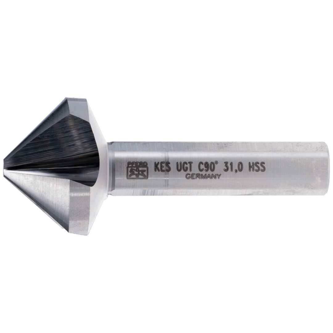 PFERD TOOLS HSS Kegel-und Entgratsenker UGT 90° Ø 31 mm Schaft-Ø 12 mm DIN 335 C mit Ungleichteilung