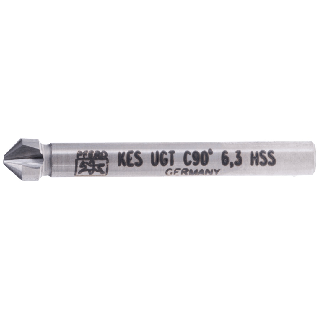 PFERD TOOLS HSS Kegel-und Entgratsenker UGT 90° Ø 6,3 mm Schaft-Ø 5 mm DIN 335 C mit Ungleichteilung