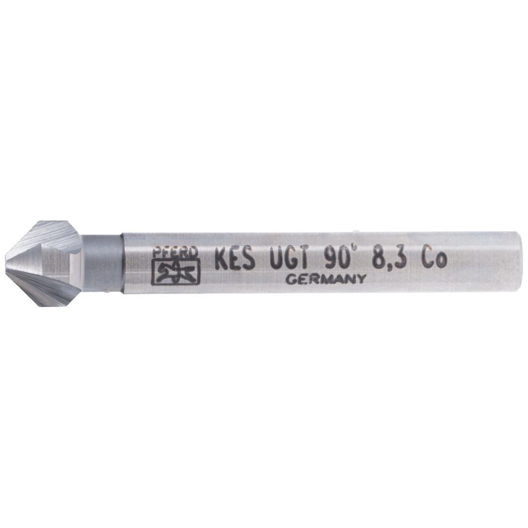 PFERD TOOLS HSSE Co5 Kegel-und Entgratsenker 90° Ø 8,3 mm Schaft-Ø 6 mm DIN 335 C mit Ungleichteilung