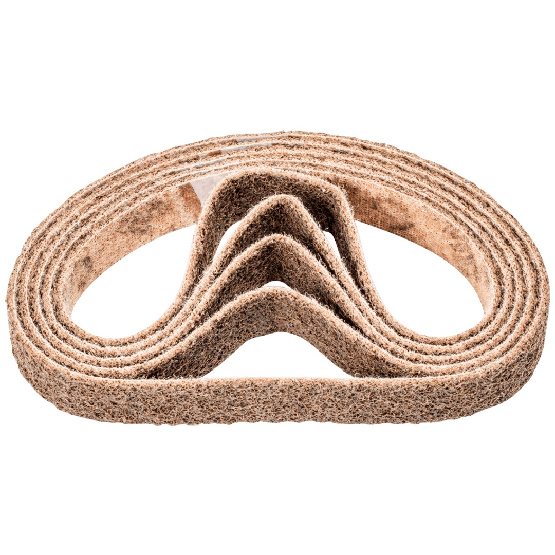PFERD TOOLS Vlies Schleifband VB 30x610mm A100 G für Feinschliff und Finish mit Rohrbandschleifer