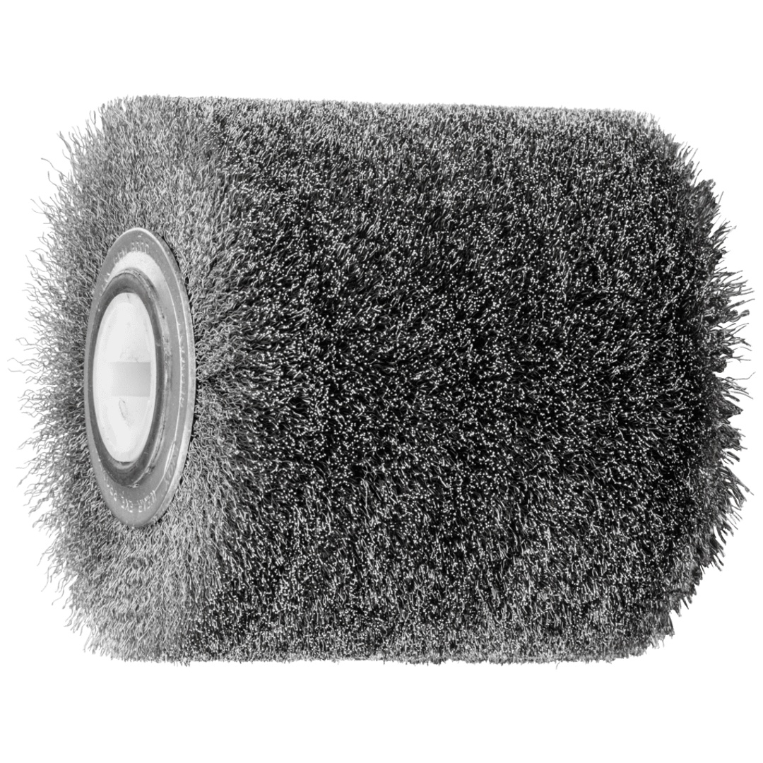 PFERD TOOLS Walzenbürste WBU Ø100x100x19,1 mm Bohrung Edelstahl-Draht-Ø0,20 Satiniermaschine