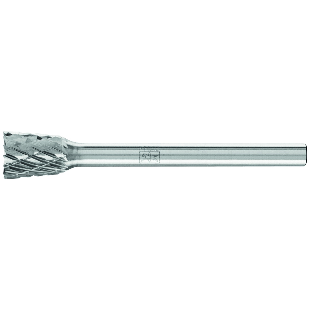 PFERD TOOLS Hartmetall Winkelfrässtift stirnverzahnt WKNS Ø 06x07mm Schaft-Ø 3mm Z3P universal mittel kreuzverzahnt