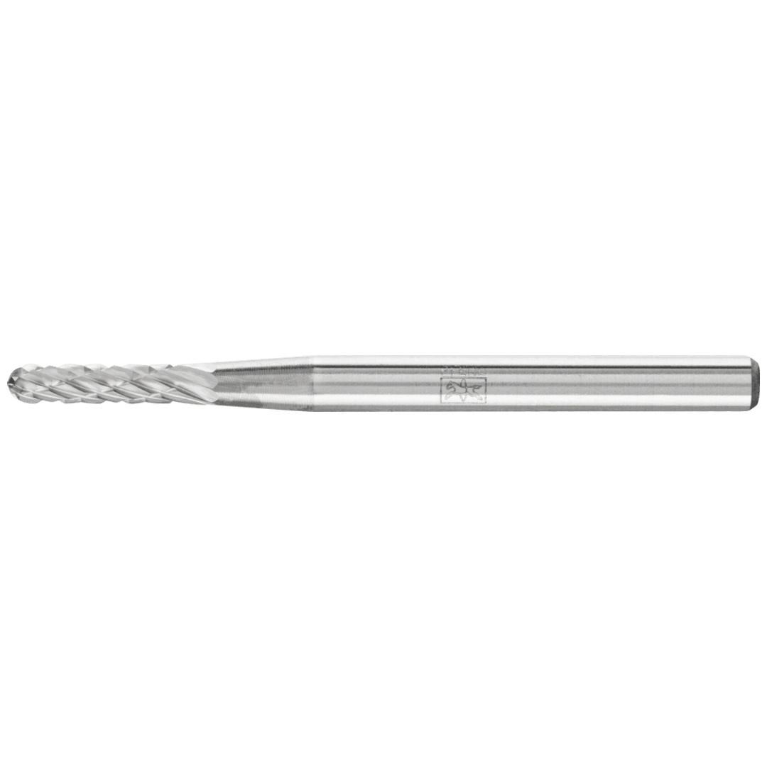 PFERD TOOLS Hartmetall Frässtift Walzenrund WRC Ø 02x10mm Schaft-Ø 3 mm Z3P universal mittel kreuzverzahnt