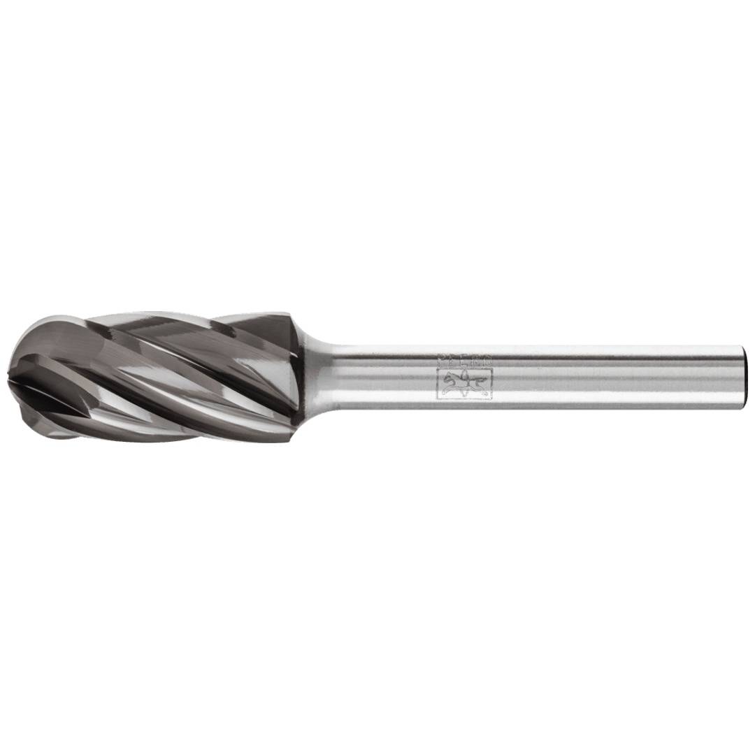 PFERD TOOLS Hartmetall Hochleistungsfrässtift  ALU Walzenrund WRC Ø 12x25mm Schaft-Ø 6mm für Alu/NE Metalle HICOAT