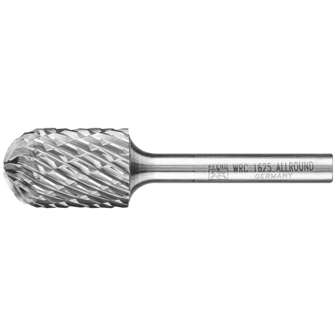 PFERD TOOLS Hartmetall Hochleistungsfrässtift ALLROUND Walzenrund WRC Ø 16x25mm Schaft-Ø 6mm universal grob