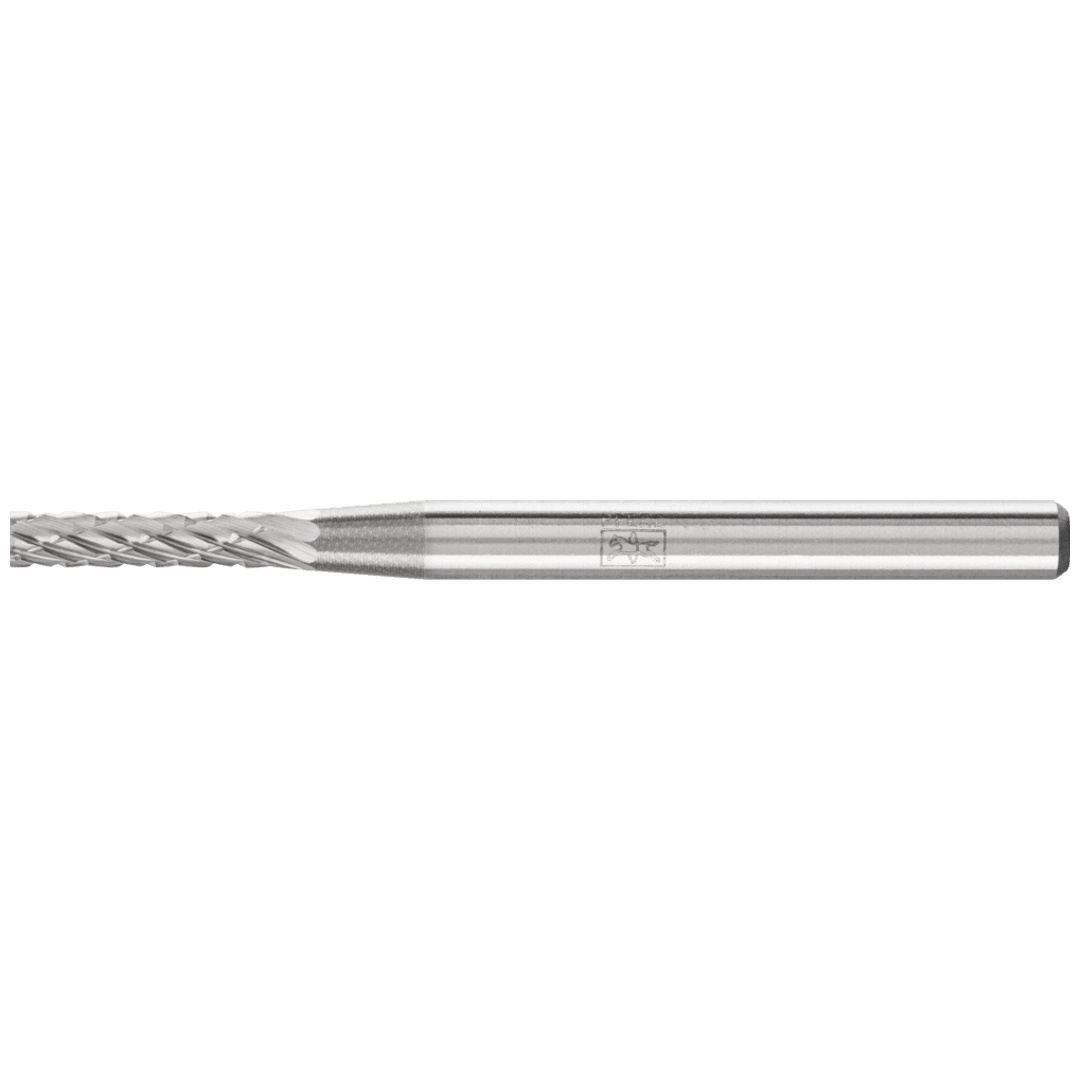 PFERD TOOLS Hartmetall Frässtift Zylinder ZYA Ø 02x10mm Schaft-Ø 3 mm Z3P universal mittel kreuzverzahnt