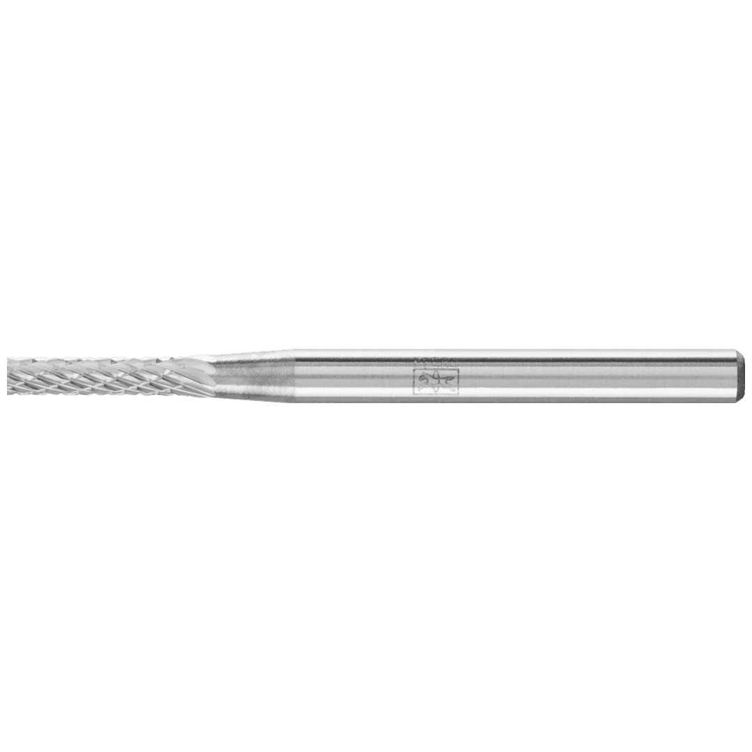 PFERD TOOLS Hartmetall Frässtift Zylinder ZYA Ø 02x10mm Schaft-Ø 3 mm Z4 universal mittel fein
