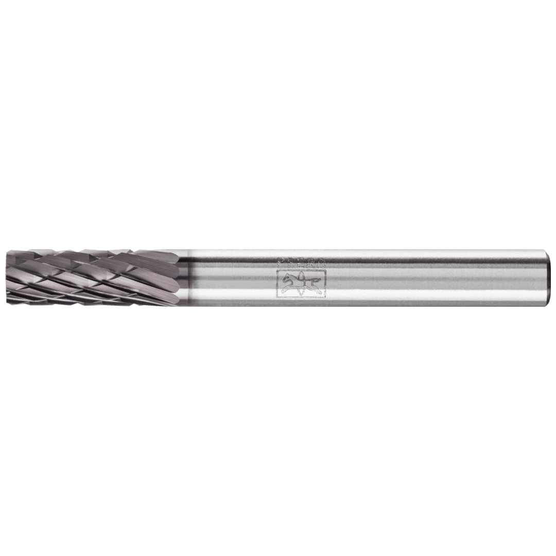 PFERD TOOLS Hartmetall Frässtift Zylinder ZYA Ø 06x16mm Schaft-Ø 6mm Z3P universal mittel kreuzverzahnt HICOAT