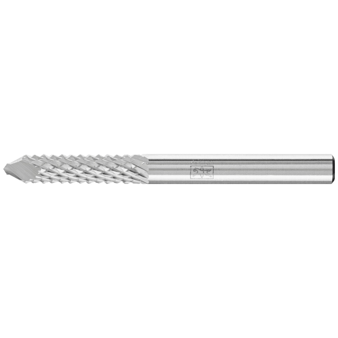 PFERD TOOLS Hartmetall Frässtift Zylinder ZYA Ø 06x25 mm Schaft-Ø 6 mm FVK ZBS für Kunststoffe (GFK/CFK)