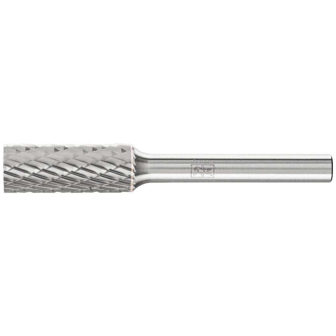 PFERD TOOLS Hartmetall Frässtift Zylinder ZYA Ø 10x25 mm Schaft-Ø 6 mm Z3P universal mittel kreuzverzahnt