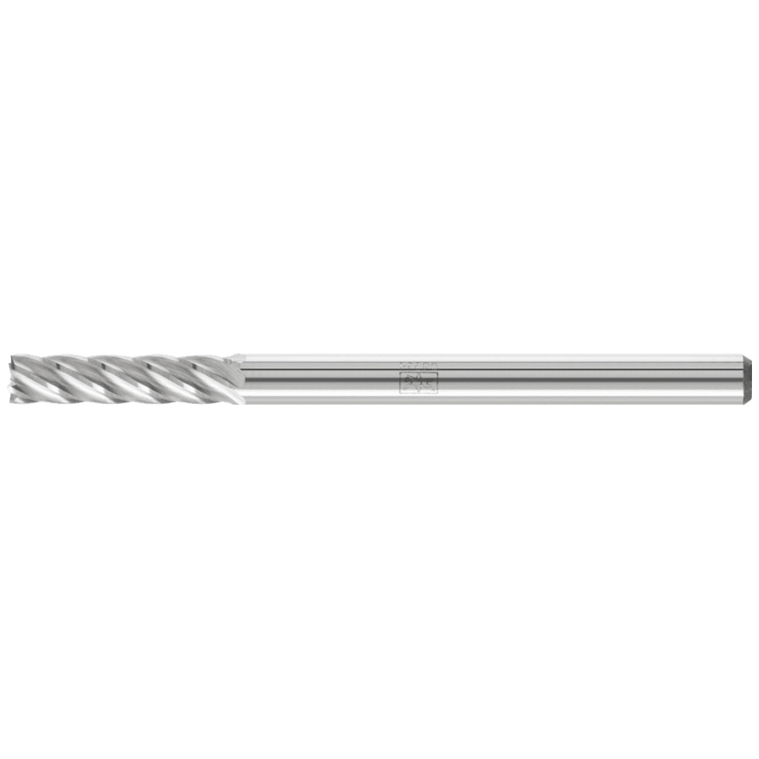 PFERD TOOLS Hartmetall Hochleistungsfrässtift INOX Zylinder ZYAS stirnverzahnt Ø 03x13mm Schaft-Ø 3mm Edelstahl