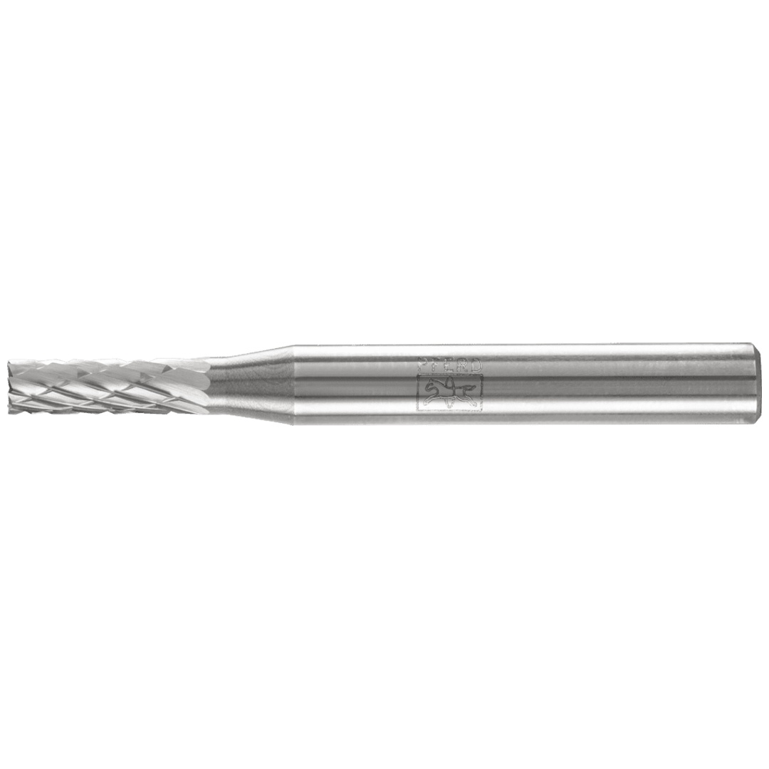 PFERD TOOLS Hartmetall Frässtift Zylinder ZYAS stirnverzahnt Ø 04x13mm Schaft-Ø 6mm Z3P universal mittel kreuzverzahnt