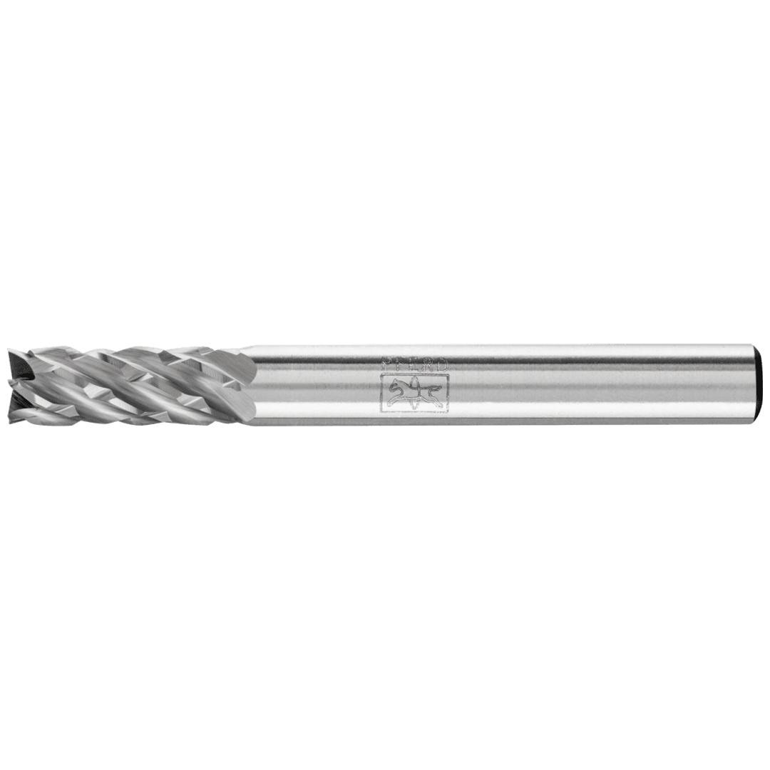 PFERD TOOLS Hartmetall Hochleistungsfrässtift STEEL Zylinder ZYAS stirnverzahnt Ø 06x16mm Schaft-Ø 6mm Stahl