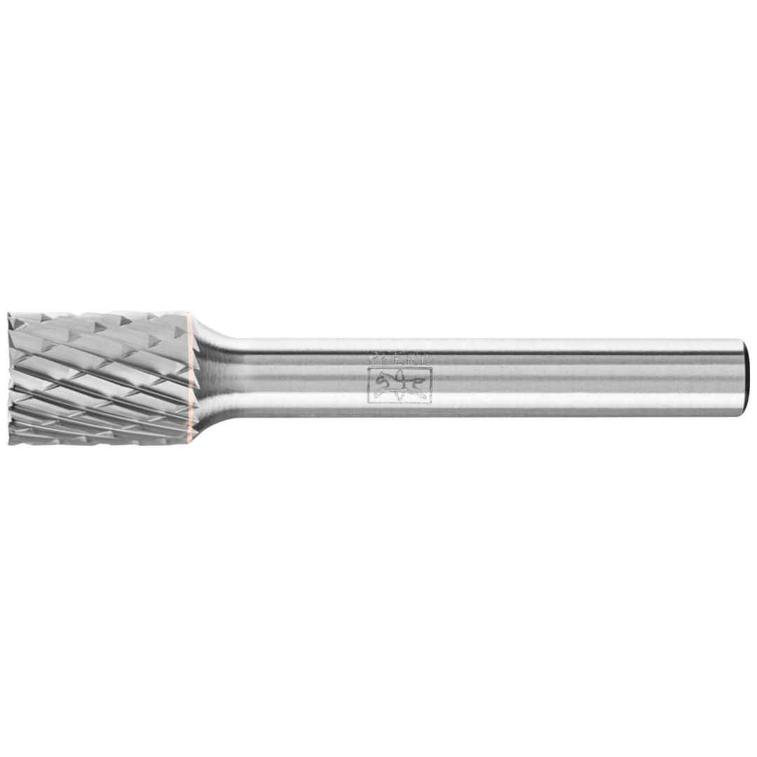 PFERD TOOLS Hartmetall Frässtift Zylinder ZYAS stirnverzahnt Ø 10x13mm Schaft-Ø 6mm Z3P universal mittel kreuzverzahnt