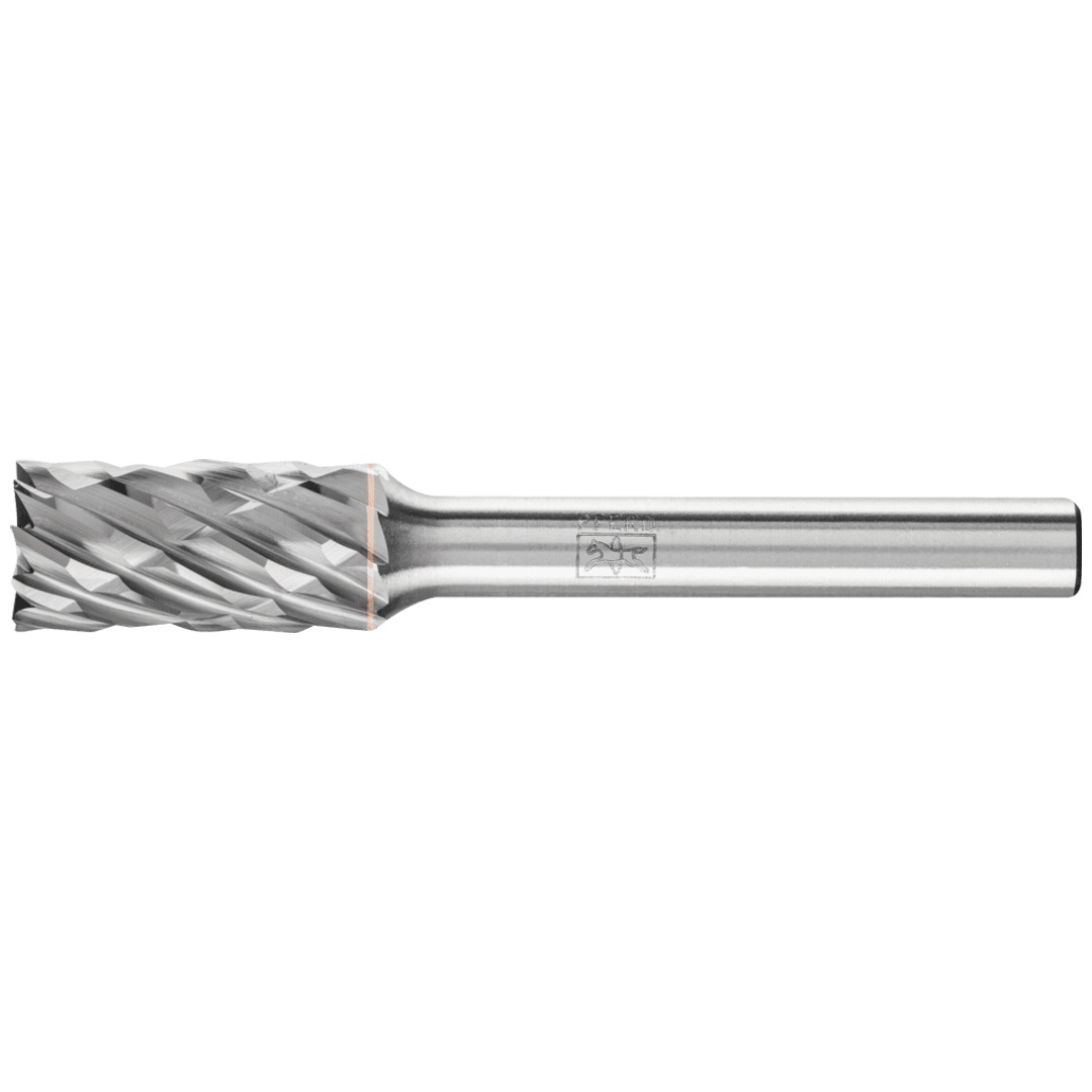 PFERD TOOLS Hartmetall Hochleistungsfrässtift CAST Zylinder ZYAS stirnverzahnt Ø 10x20mm Schaft-Ø 6mm für Gußeisen